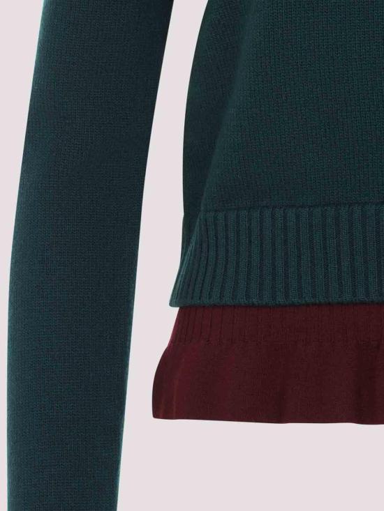 26FW 아크네 스튜디오 탑 A60707AAX DARK GREEN - ACNE STUDIOS