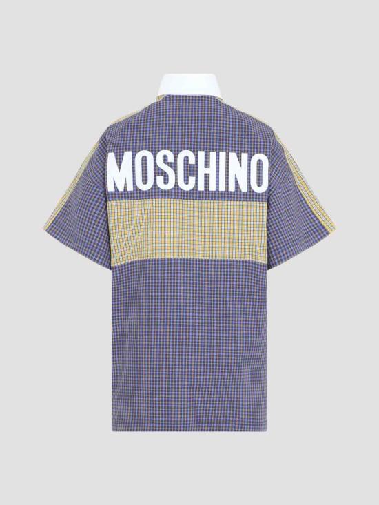 26FW 모스키노 폴로 티셔츠 262DA022854352299 BLUE - MOSCHINO