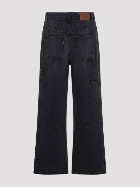 26FW 마르니 스트레이트 팬츠 PUJU0361A0USCZ4100N99 BLACK - MARNI
