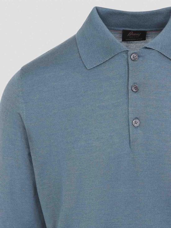 26FW 브리오니 폴로 티셔츠 UMR30LP1K824600 BLUE - BRIONI
