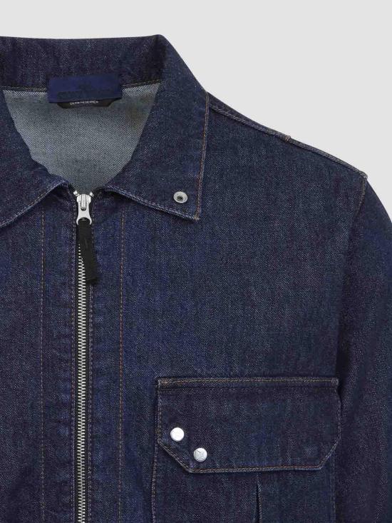 26FW 스톤 아일랜드 지퍼 디테일 컴포트 핏 오버셔츠 L2S141200002S00J7VJ201 BLUE - STONE ISLAND