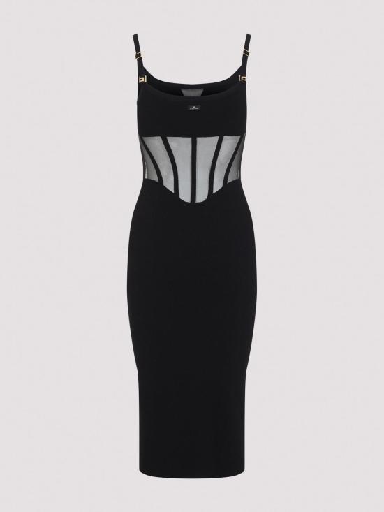26FW 엘리자베타프랜치 미디 스커트 AM51S67E2110 BLACK - ELISABETTA FRANCHI
