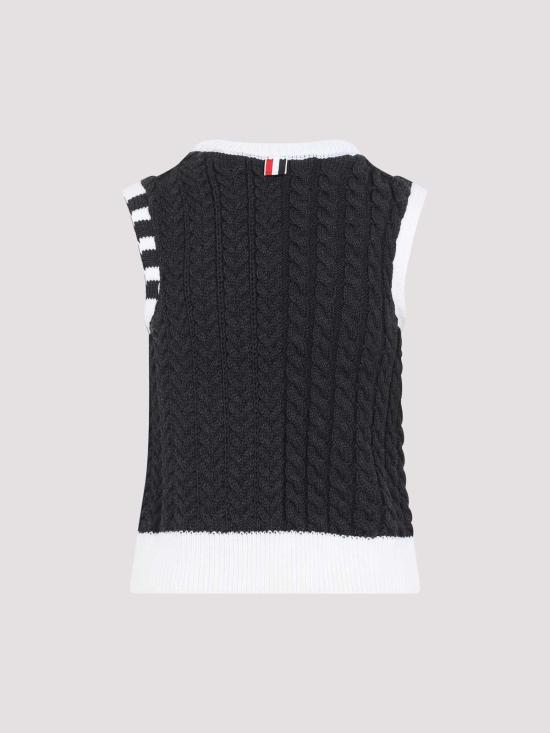 26FW 톰브라운 민소매 티셔츠 FKV237AY1024025 DARK GREY - THOM BROWNE