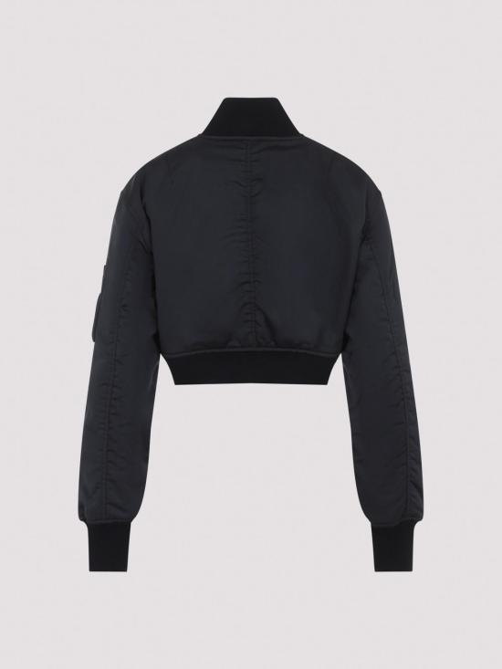 26FW 발렌시아가 크롭 보머 재킷 A0029MTTO291000 BLACK - BALENCIAGA