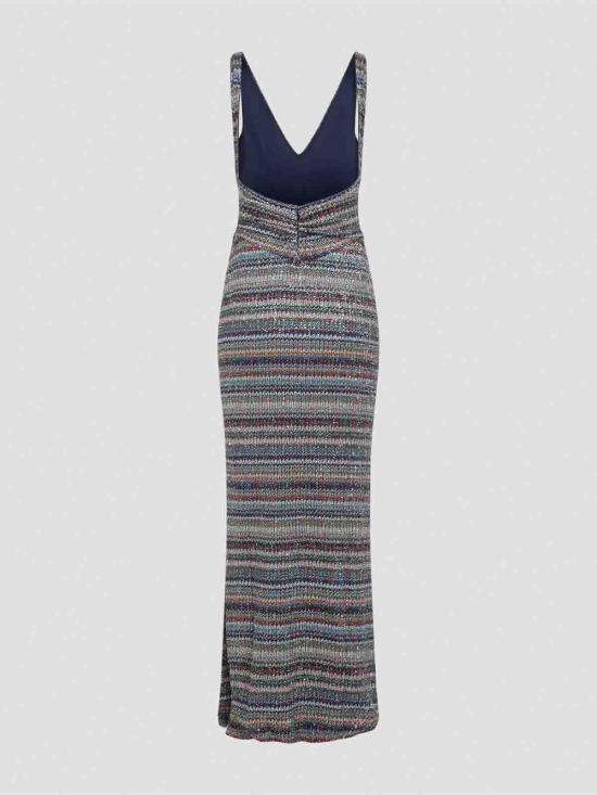 26FW 미소니 롱 원피스 DS26WG2TBC006QSMSQW MULTICOLOUR - MISSONI