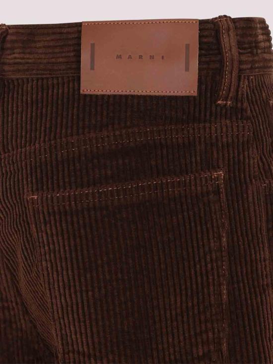 26FW 마르니 플레어 팬츠 PAMA0657G0USCZ2800M53 BROWN - MARNI