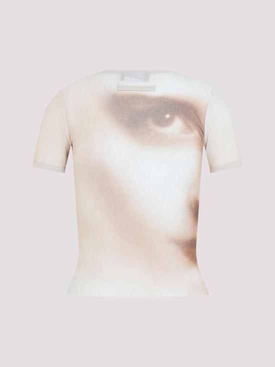 26FW 장 폴 고티에 반팔 티셔츠 2604WTO563M032P68 BEIGE - JEAN PAUL GAULTIER
