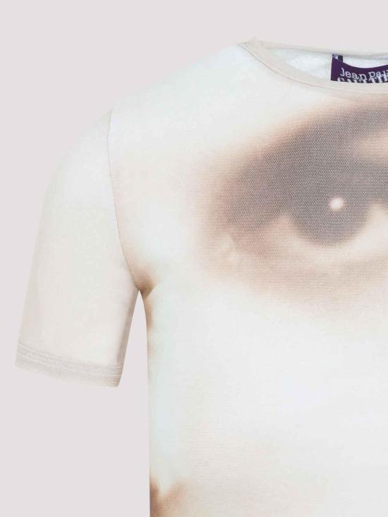 26FW 장 폴 고티에 반팔 티셔츠 2604WTO563M032P68 BEIGE - JEAN PAUL GAULTIER