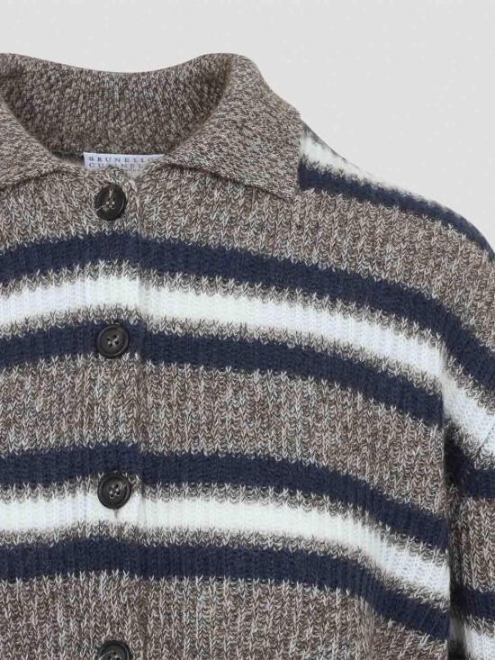 26FW 브루넬로 쿠치넬리 탑 MTX767906CDT03 BLUE - BRUNELLO CUCINELLI