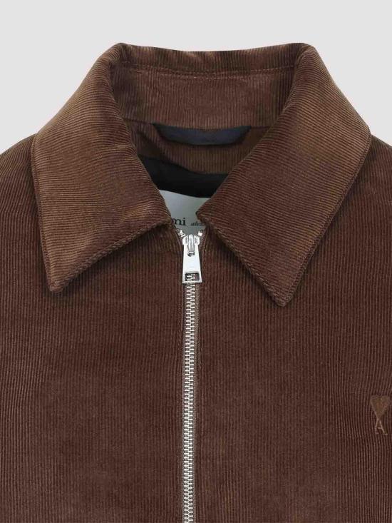 26FW 아미 울 아미 드 꾀흐 패딩 재킷 HJK830CO00892221 BROWN - AMI