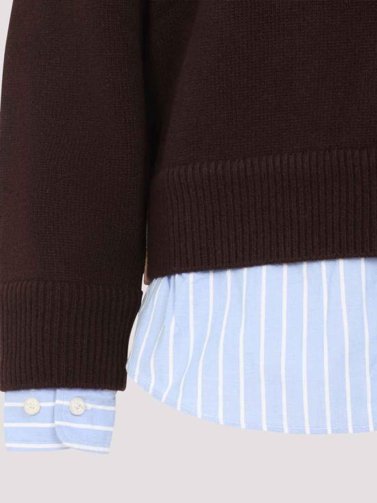 26FW 아크네 스튜디오 탑 A60680ADM DARK BROWN - ACNE STUDIOS
