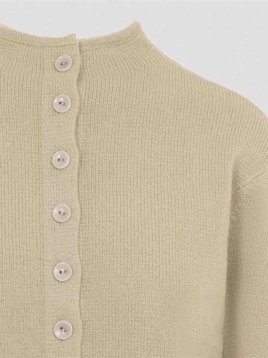 26FW 르메르 리버시블 단추 스웨터 PO0041LK1062GR400 BEIGE - LEMAIRE