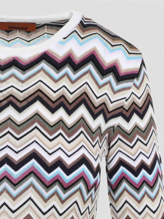 26FW 미소니 롱 원피스 DS26WG28BK01K0SMSPL MULTICOLOUR - MISSONI