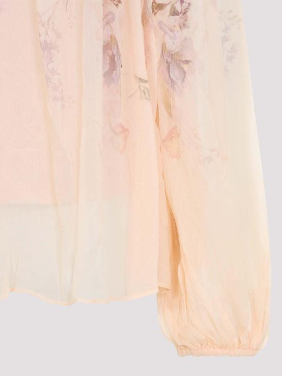 26FW 짐머만 블라우스 0991TF261PEFL PINK - ZIMMERMANN
