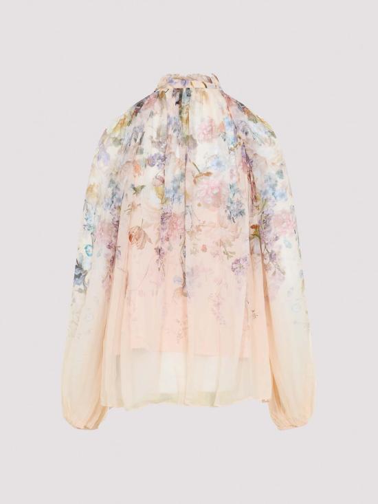 26FW 짐머만 블라우스 0991TF261PEFL PINK - ZIMMERMANN