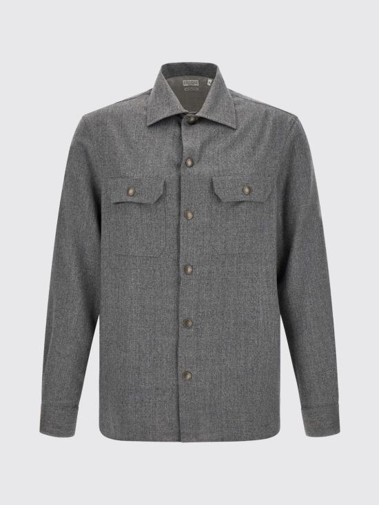 26FW 브루넬로 쿠치넬리 자켓 MY6660721 C002 Grey - BRUNELLO CUCINELLI