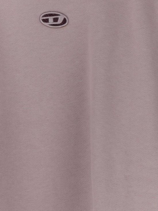 26FW 디젤 Oval D 자수 코튼 스웨트셔츠 A217240GSBP 65C Lilac - DIESEL