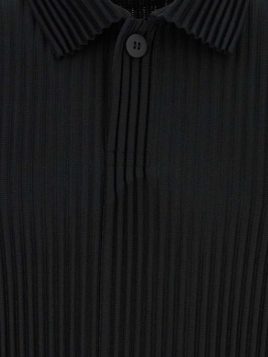 26FW 옴므 플리세 이세이 미야케 폴로 티셔츠 HP68JM072 15 Black - HOMME PLISSE' ISSEY MIYAKE