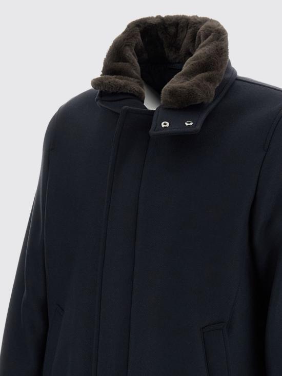 26FW 에르노 에코 울 라이트 포 퍼 코트 CA000214U33344 9200 Blue - HERNO