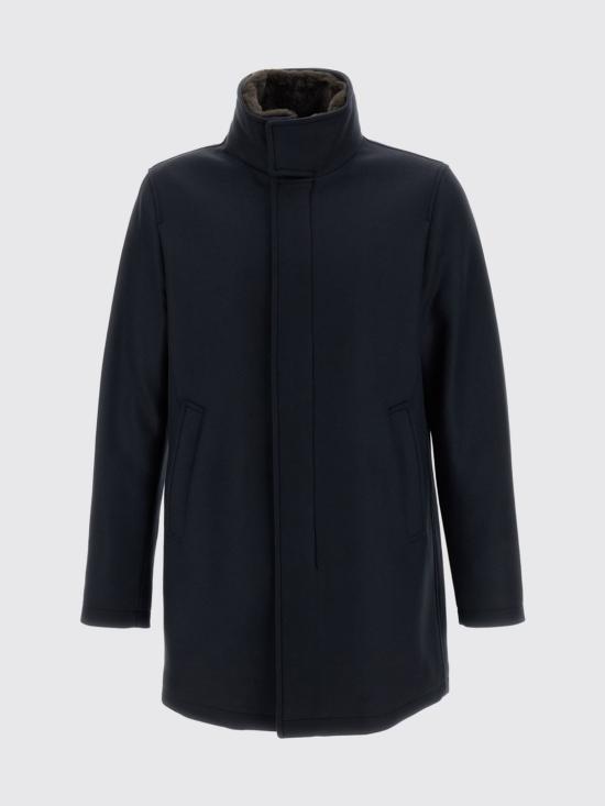 26FW 에르노 에코 울 라이트 포 퍼 코트 CA000214U33344 9200 Blue - HERNO