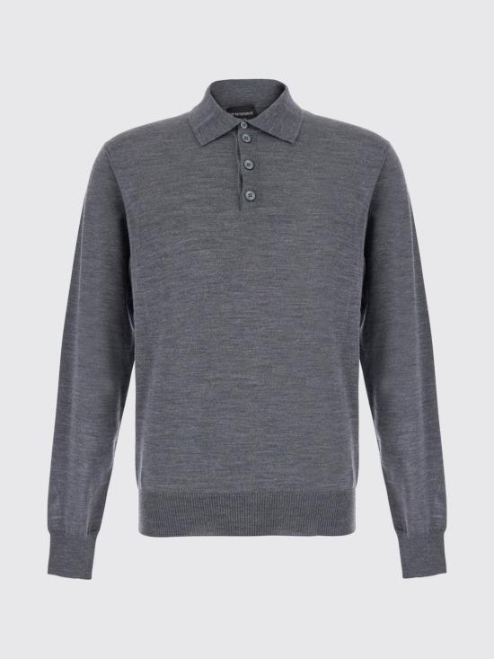 26FW 엠포리오 아르마니 폴로 티셔츠 EM005804AF25400 O8021 Grey - EMPORIO ARMANI