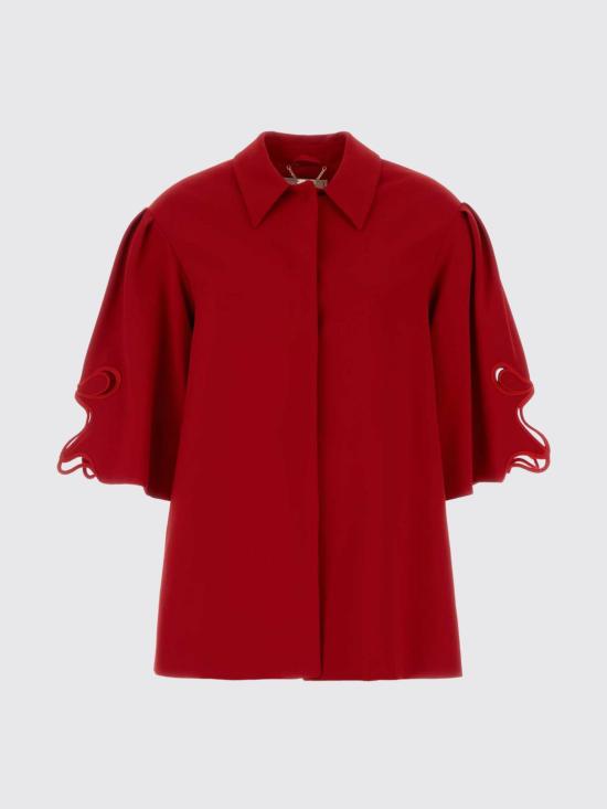 26FW 블루마린 셔츠 RF6041T31912B125A X0824 Red - BLUMARINE