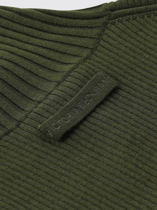 26FW 빅토리아 베컴 스웨터 1426KJU007539A HIGH NECK JUMPER 9990 Green - VICTORIA BECKHAM