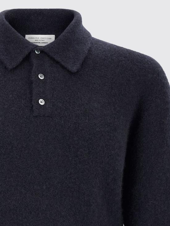 26FW 로베르토 콜리나 폴로 티셔츠 263MYB32004 10 Blue - ROBERTO COLLINA