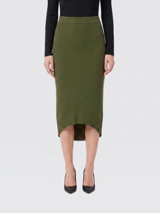 26FW 빅토리아 베컴 스커트 1426KSK007725A FITTED SKIRT 9990 Green