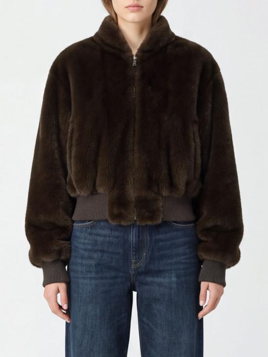 26FW 스텔라 맥카트니 코트 6801643IU977 2000 Brown