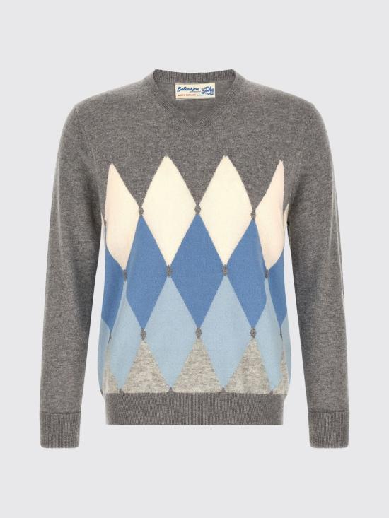 26FW 발렌타인 스웨터 B2P00112KA8 95025 Grey - BALLANTYNE