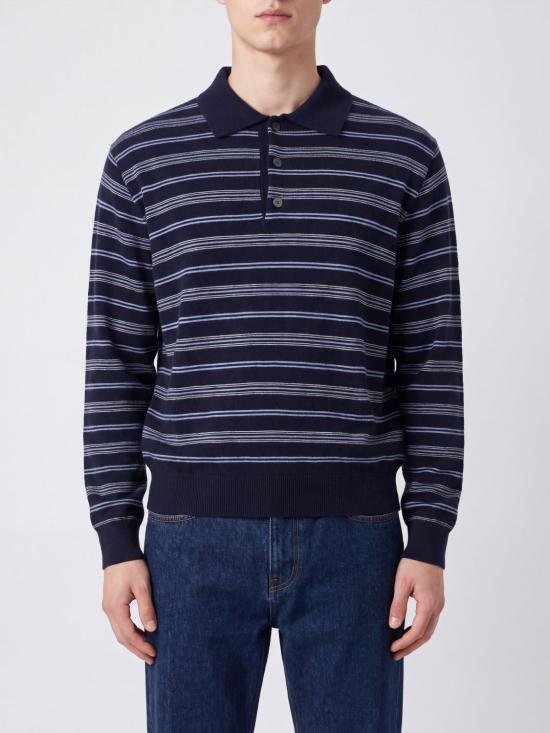 26FW 던스트 폴로 티셔츠 UDSW6C115N2 NAVY Blue