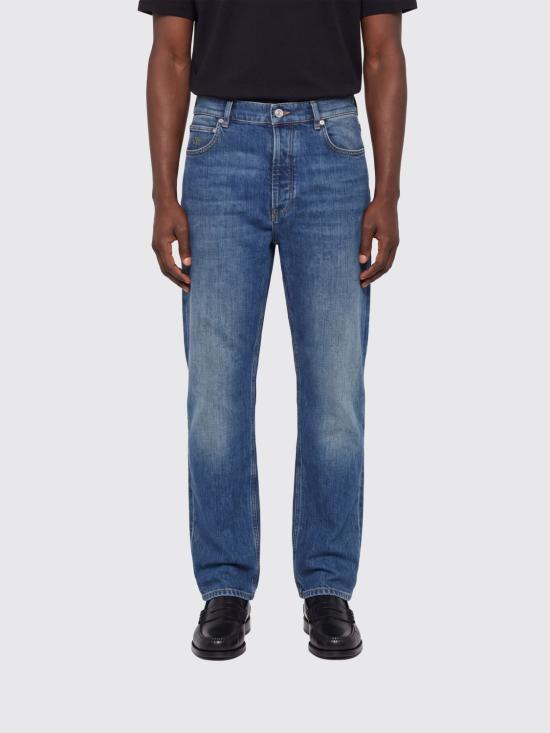 26FW 브루넬로 쿠치넬리 워시드 스트레이트 핏 데님 팬츠 M283PO1090 C1471 Denim