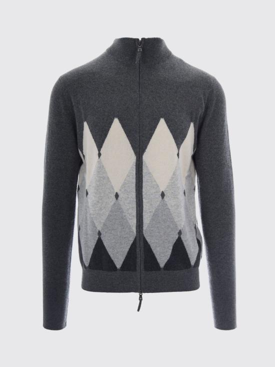 26FW 발렌타인 스웨터 B2K03612KA8 95034 Grey - BALLANTYNE