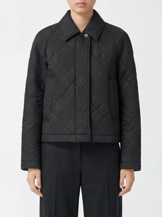 26FW 버버리 퀼티드 나일론 티필드 자켓 8127123 Black