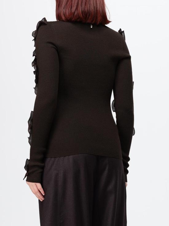 26FW 리우조 스웨터 CF6042MA820 X0807 Brown - LIU JO