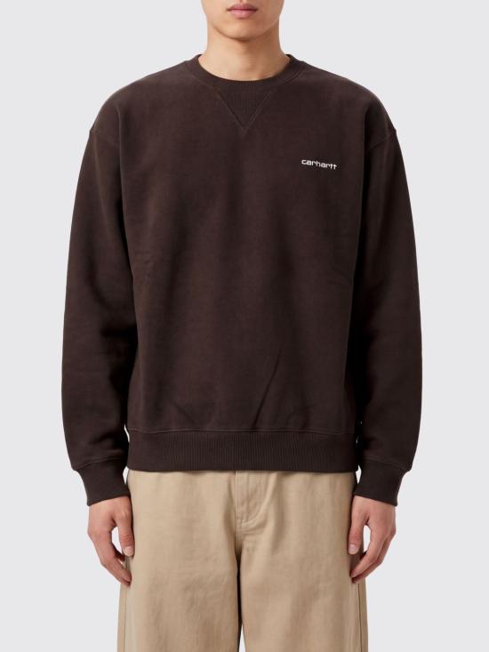 26FW 칼하트 WIP 긴팔 티셔츠 I037113 3XNXX Tobacco