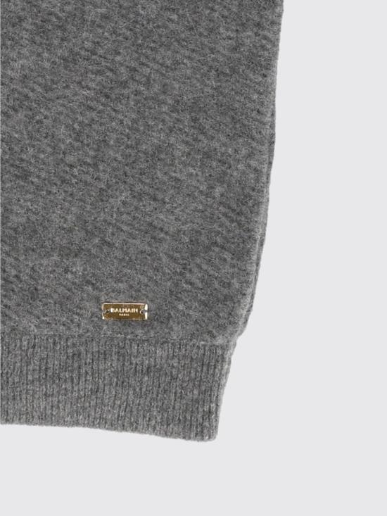 26FW [키즈] 발망 원피스 BZ1B80W0219 806OR Grey - BALMAIN