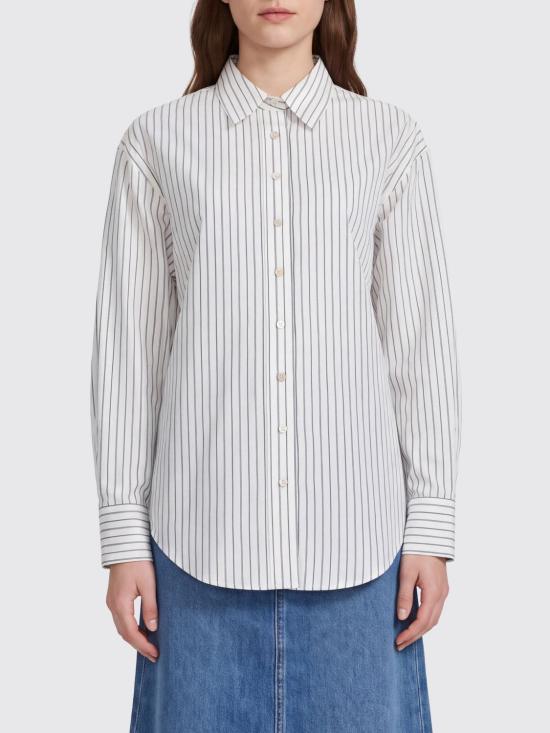 26FW 이자벨마랑 셔츠 CH0262FCD3I02I WHBK White