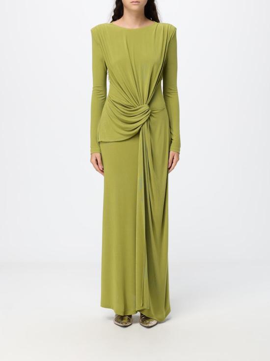 26FW 엘레 롱 원피스 EFW260277 VERDE Green