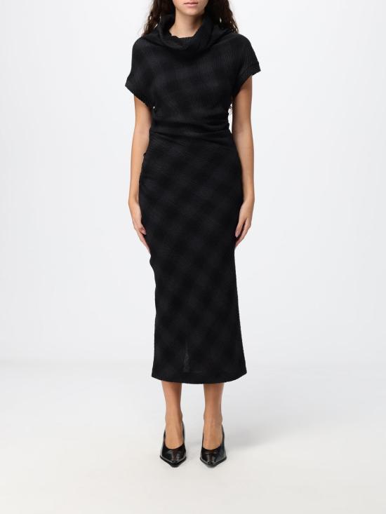 26FW 텔라 롱 원피스 010311010571 Y001 Charcoal