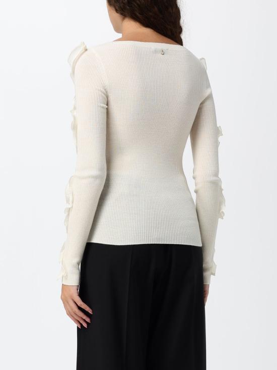 26FW 리우조 스웨터 CF6042MA820 10701 Yellow Cream - LIU JO