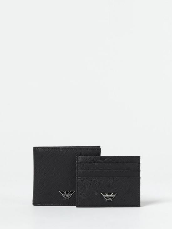 26FW 엠포리오 아르마니 카드지갑 Y4R237Y138E 81072 Black