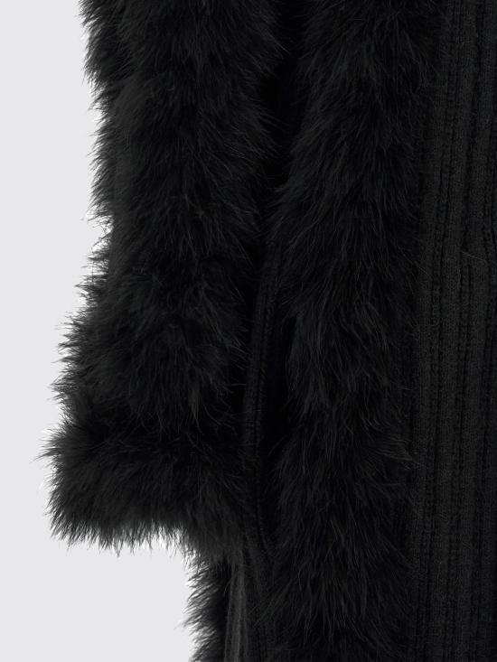26FW 디 아티코 코트 261WCC00100KMX007FS 100 Black - THE ATTICO
