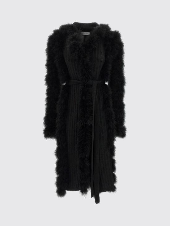 26FW 디 아티코 코트 261WCC00100KMX007FS 100 Black - THE ATTICO