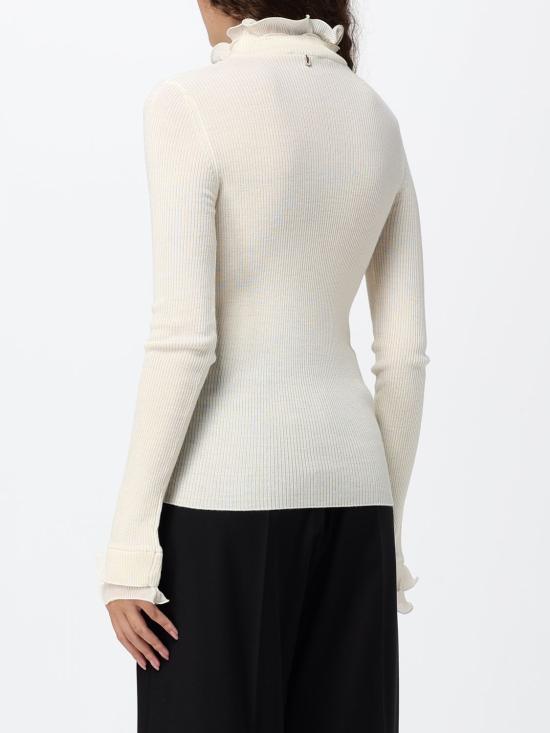 26FW 리우조 스웨터 CF6043MA820 10701 Yellow Cream - LIU JO