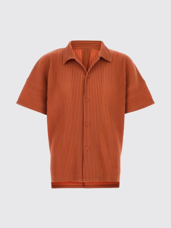 26FW 옴므 플리세 이세이 미야케 셔츠 HP68JJ081 35 Orange - HOMME PLISSE' ISSEY MIYAKE