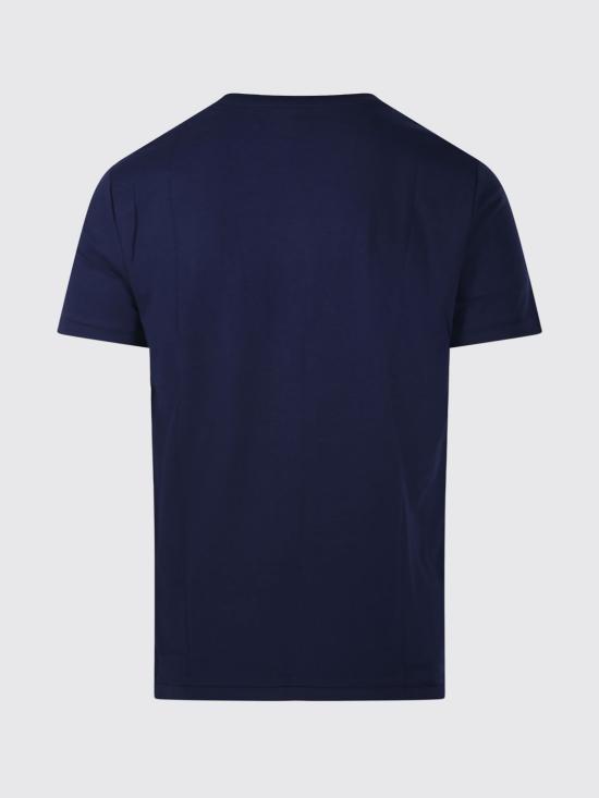 26FW 폴로 랄프로렌 포니로고 자수 반팔 티셔츠 710671438 525 Blue 2 - POLO RALPH LAUREN