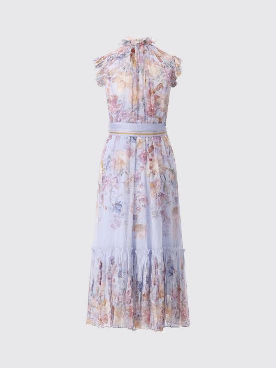 26FW 짐머만 롱 원피스 7280DF261 BLUE Pink - ZIMMERMANN