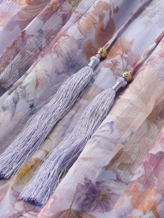 26FW 짐머만 롱 원피스 7280DF261 BLUE Pink - ZIMMERMANN